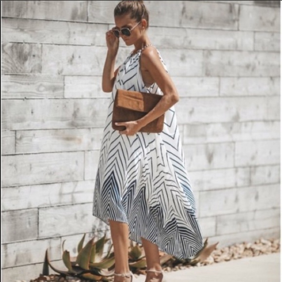 NWOT VICI Geo Printed Handkerchief Dress - Picture 4 of 6